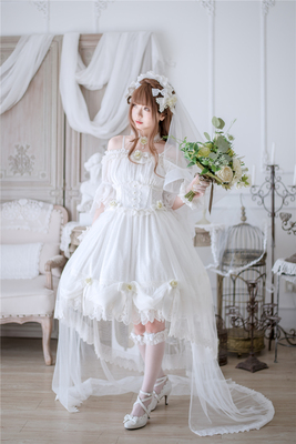 taobao agent [DOLL PARADISE] L306 Flower Marriage Series Dragon Tail [Not a skirt, but a trailer]