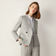 Bộ đồ vest nhỏ chuyên nghiệp 2018 thu mới ngắn đoạn ngắn Kiểu dáng giản dị phù hợp với áo khoác nữ gió Anh