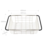 Jiu mu 304 из нержавеющей стали кухонная раковина раковина для промывки фильтра фильтрации фильтрации фильтрации.