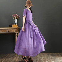 Оригинальная дизайнерская длинная юбка, платье с бантиком, короткий рукав