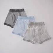 Songyou Xisongwu Trẻ Em Đồ Lót Đồ Lót Boxer Briefs Sọc Stretch Flat Quần Boxer Shorts