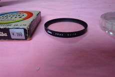 Камера 早期日本产 东芝49mm滤镜 老相机用uv镜照相器材物品