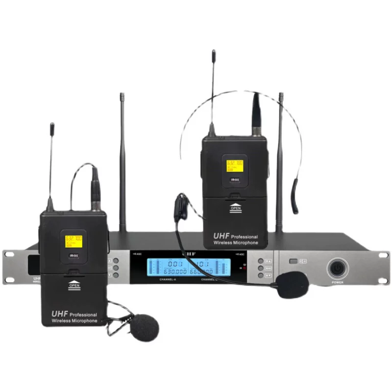 Wireless professional microphone, ear clips, bee