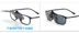 2017 mới phổ cận thị clip-loại kính mát lái xe lái xe ếch gương mắt nam nữ kính mát thủy triều