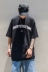 2019 đường phố in chữ Hàn Quốc áo thun ngắn tay hip hop ngắn tay nam mùa hè áo khoác sinh viên - Áo phông ngắn