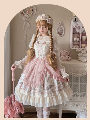 taobao agent Elegant retro dress, Lolita style, Lolita Jsk