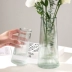 Bộ 3 bình thủy tinh sáng tạo đơn giản thủy canh cây xanh hoa bạc liễu tuyết liễu phú quý bình hoa trang trí 