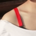 Đồ lót dây đeo vai mùa hè vai kẹo màu trượt điều chỉnh Hàn Quốc 2.0 rộng móc sexy điều chỉnh dây đeo áo ngực dây quai áo lót Vai tráng