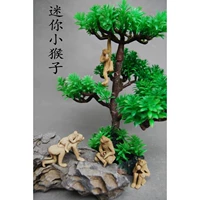 Zodiac khỉ dễ thương khỉ đôi khỉ thế giới động vật rockery bonsai trang trí thủ công đồ trang trí nhỏ - Trang trí nội thất phụ kiện trang trí bàn làm việc