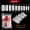 Dụng cụ làm móng tay Cung cấp 500 miếng Phong cách Hàn Quốc Màu trắng tự nhiên Full Sticker Nửa Sticker Pháp - Công cụ Nail cọ vẽ móng
