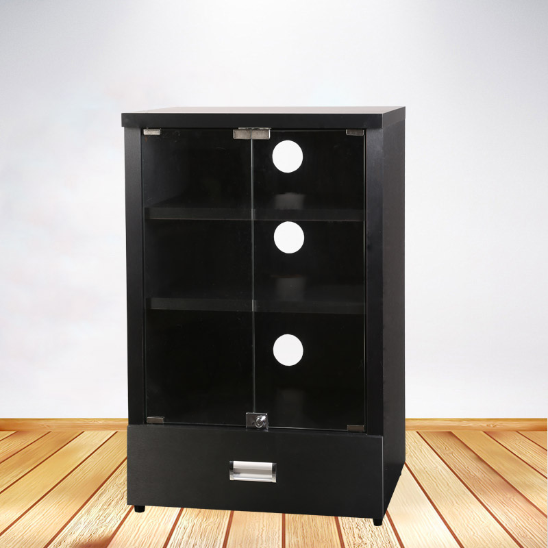 59 62 Power Amplifier Cabinet Wood With Glass Door Power