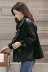 2018 mùa xuân và mùa thu mới da xe gắn máy áo khoác ngắn da nhỏ áo khoác nữ áo khoác Hàn Quốc phiên bản của lỏng pu da bf gió là mỏng áo khoác da nữ xịn hàn quốc Quần áo da