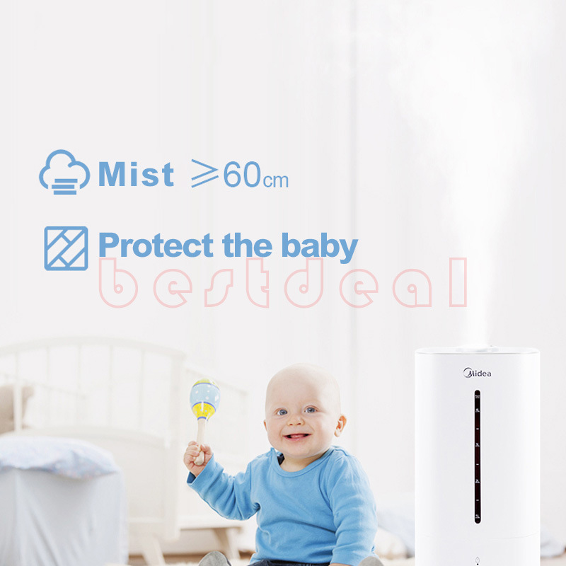 MIDEA AIR HUMIDIFIER BEDROOM HOUSEHOLD SILENT HUMIDIFIER4.5L