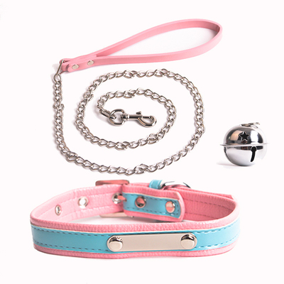 【撩汉出品】软妹皮革项圈 日系软萌脖环带链子大铃铛-淘宝网