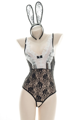 开D半透兔女郎女仆装 性感蕾丝睡衣睡裙套装透明兔娘服-淘宝网 开D半透兔女郎女仆装 性感蕾丝睡衣睡裙套装透明兔娘服-淘宝网