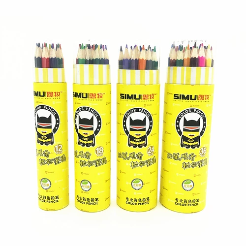 Карандаш, безопасная красочная раскраска, кисть, граффити, 12 цветов, 18 цветов, 24 цветов, 36 цветов, ручная роспись