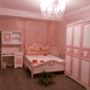 Tất cả rắn gỗ trẻ em của đồ nội thất phòng phòng ngủ thiết lập màu hồng cô gái công chúa giường trẻ em của đồ nội thất mau giuong go dep