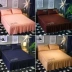 Mới mùa xuân và mùa hè Simmons tinh khiết màu giường váy giường bao gồm giường đặt mảnh duy nhất Hàn Quốc giường nhóm khăn trải giường 1.8m1.5 mét 2 drap giường có viền Váy Petti
