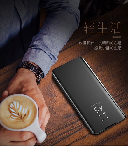 Xiaomi, раскладной чехол для телефона, прозрачная защитная сумка, защитный чехол, зеркальный эффект, x3, защита при падении