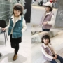 Áo len cashmere bé gái mùa thu đông 2018 cho trẻ em Hàn Quốc mới trong bộ vest vest dày dành cho đại dương - Áo ghi lê shop thời trang trẻ em