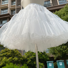 Свадебный кринолин 裙撑lolita洛丽塔日常撑无骨软纱云朵撑衬裙棉花糖