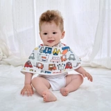 Марлевая детская накидка для новорожденных, детский слюнявчик для младенца, нагрудник для еды