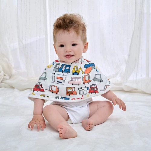 Марлевая детская накидка для новорожденных, детский слюнявчик для младенца, нагрудник для еды