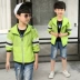 Cậu bé chống nắng quần áo 2018 mới mùa xuân trẻ em ngoài trời bảo vệ UV áo khoác mùa hè bé chống-mite quần áo thoáng khí