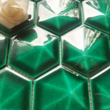 Современная простота шестиугольная бриллиантовая поверхность, треснувшаяся мозаичная плит