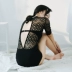 Áo tắm Mulang 2018 mới màu đen nhỏ nước hoa gợi cảm mỏng một mảnh dây ngực nhỏ tắm nước nóng mùa xuân phù hợp với nữ