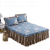 Hàn Quốc phiên bản cộng bedspread bông dày giường váy một mảnh bông không trượt nắp bảo vệ bụi che đôi 1.51.8m đơn - Váy Petti ga giường có viền Váy Petti