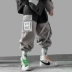 Xiaobin Guochao Jiye Công nghiệp nặng Plus nhung quần lửng nam hip hop thủy triều thương hiệu khâu Tajima vận chuyển quần chức năng quần short nam Quần làm việc