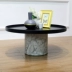 Bàn cà phê đá cẩm thạch đơn giản Bàn ghế sofa tròn Bàn trà thiết kế bàn ánh sáng sang trọng đồ nội thất tùy chỉnh bộ phận bán hàng - Bàn trà
