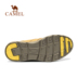 giày ngoài trời cụ nubuck da-top cao cá tính mùa đông mới Camel Camel nam giới giảm xóc giày chống trượt giày đi tuyết Khởi động ngoài trời