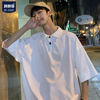 Quần áo thun ngắn tay năm điểm hè 2019 cho nam cộng với quần lửng size rộng đôi nam rộng phiên bản Hàn Quốc của xu hướng quần áo - Áo phông ngắn áo phông nam cao cấp