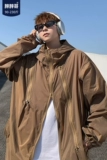 Уличная летняя одежда для защиты от солнца, мужская спортивная демисезонная куртка, толстовка с капюшоном, в американском стиле