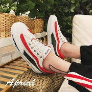 2018 mùa hè màu sắc mới phù hợp với sọc giày thể thao nam thở low-top giày Hàn Quốc phiên bản của xu hướng giày của nam giới