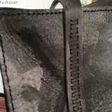 Ручная головка слоя ковхики сумочка багажная сумка fu.dujuan Оригинальный дизайнерский литературный литературный инсульта