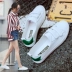 Mùa hè 2018 mới đôi giày trắng thoáng khí nữ phiên bản Hàn Quốc hoang dã của đôi giày lười miệng vải nông giầy nữ cao cấp Plimsolls