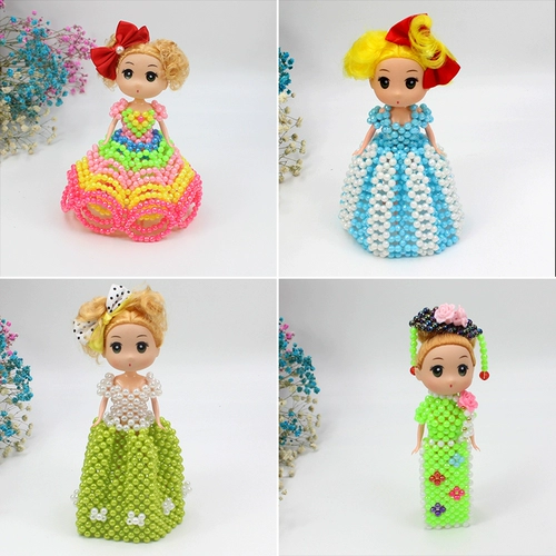 Акриловый браслет из бисера ручной работы, бусины, кукла, 6mm, DIY