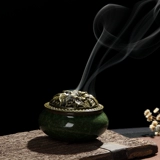 Курильница для благовоний, глина, маленькая антикварная бронзовая аромалампа из сандалового дерева, чайный сервиз с аксессуарами