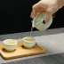 Ấm siêu tốc Cup Ấm trà gốm Kung Fu Bộ trà Một nồi Hai ly Văn phòng di động Bộ trà du lịch Logo tùy chỉnh - Trà sứ ly thủy tinh uống trà Trà sứ
