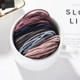 Черный аксессуар для волос, простой чехол, универсальная резинка для волос, в корейском стиле, семейный стиль, Южная Корея