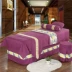 Làm đẹp giường bao gồm bốn bộ cao cấp đơn giản làm đẹp thẩm mỹ cung cấp bông massage giường bông bộ đơn châu Âu tùy chỉnh thực hiện - Trang bị tấm