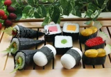 Моделирование японских суши блюда для пищи для подделия фальшивые суши модели Три -линии икры Арктические моллюски