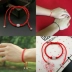 Sen của năm Hàn Quốc vòng tay dây đỏ nữ đôi nam phiên bản tiếng Hàn đơn giản của hạt chuyển sinh viên dây tay hoang dã