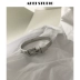 [Ahei Studio] vòng tay thép cổng gió thủy triều tối đai khóa phong cách nam nữ vòng tay vòng gỗ huyết rồng Vòng đeo tay Cuff
