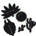 Thiết kế Pháp Bờ Tây Hoa Kỳ theo chủ đề Tay Thêu California Thơ Cactus Sa mạc Gió Trâm Trâm cài