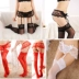 Sexy ren garter set sling vớ siêu mỏng chống-off ống dài vớ nữ cám dỗ