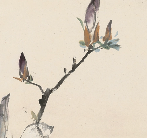 Wang xuetao Youch Orchid Map Flower, Bird, Birds, китайская картина маленькая настенная украшение Микропрейки